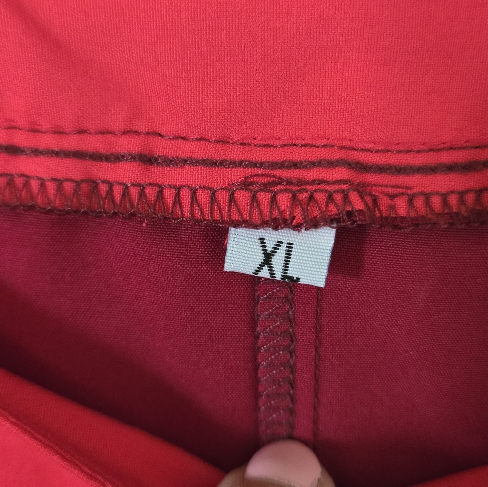Renaissance Medieval Cosplay Red Dress Costume Size XL - Picture 7 of 7